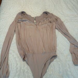 Free People Women’s Bodysuit in Soft Mauve